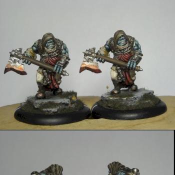 trollkin trollblood stone scribes (2) by Micheluzzo