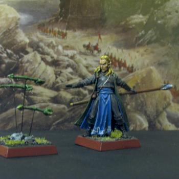 Elf Wizard w/ Acid Volley spell effect. by neuroticGOD