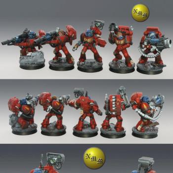 Blood Angel Devastator Squad by nels0nmac
