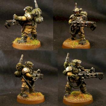 Cadian Kasrkin with Flamer by Aeducan