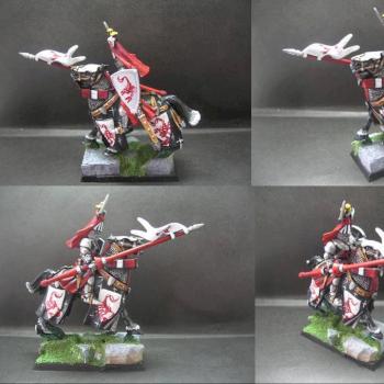 Warhammer Bretonnian Knight of the Red Scorpion V2 by tinman755