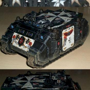 Black Templar Rhino by Gentlemanlight