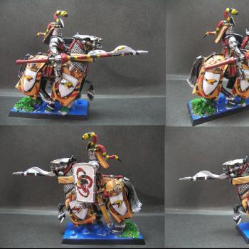 Warhammer Bretonnian Knight of Coral Snake V3 by tinman755