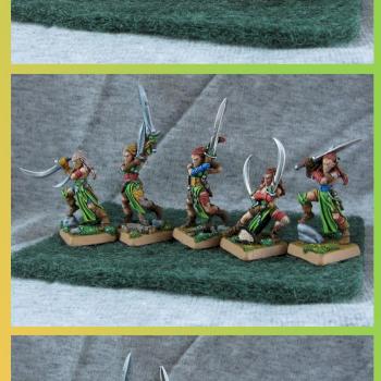 Wood Elves Wardancers by Diarsid