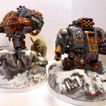 Space wolves dreadnought 3 by Ulfhrafn Grim