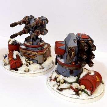 Space wolves security turrets by Ulfhrafn Grim