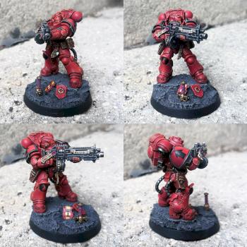 Heavy Intercessor Blood Angel Primaris by CerberusXt