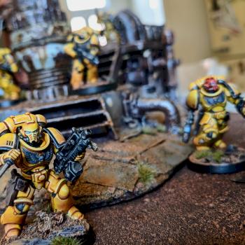 Imperial Fist Primaris Intercessor by Ian Alexander