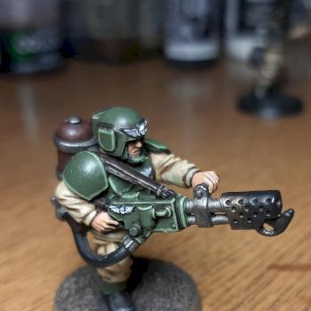 Cadian shock troops flamer by Anton97