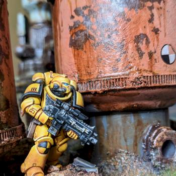 Imperial Fist Primaris Intercessor by Ian Alexander