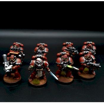 Blood Angels Tactical Squad by Genryu
