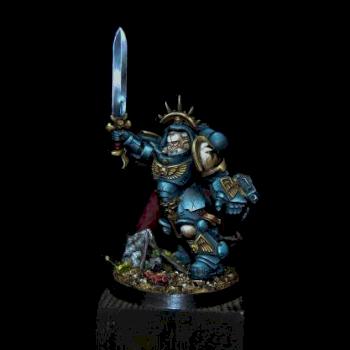 Captain in Gravis armour by pentafigs