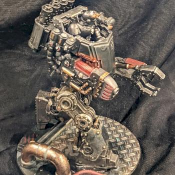 Adeptus Arbites 'dreadnought' by miketee2