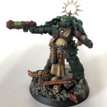 Space Marine lieutenant by Orlandwolf