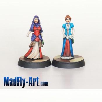 Victorian Ladies by MadFlyArtStudio