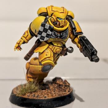 Imperial Fist Assault Intercessor by Ian Alexander