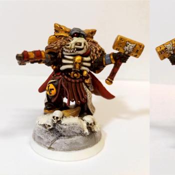 Space wolves wolf priest by Ulfhrafn Grim