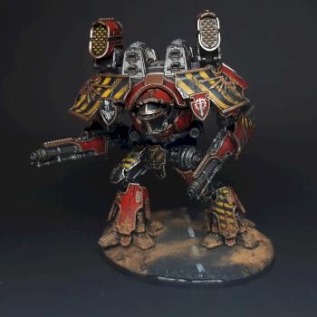 Warlord Titan of Legio Ignatum by Dinoslaw