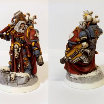 Space wolves wolf guard battle leader by Ulfhrafn Grim