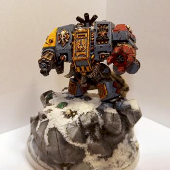 Space wolves dreadnought by Ulfhrafn Grim