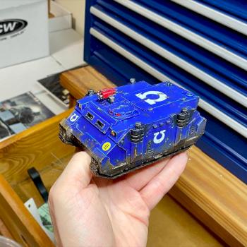 Ultramarines rhino 40k by 03mark87