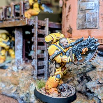 Imperial Fist Intercessor by Ian Alexander