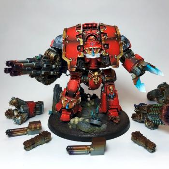 Blood Angels Leviathan Dreadnought by birdsareback