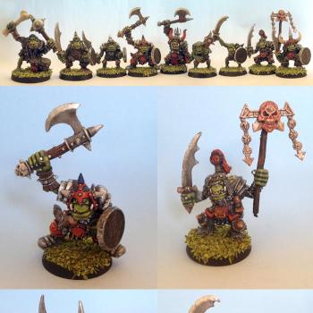 Orc warband by Lordtaku
