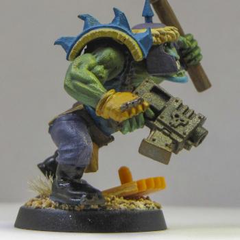 Ork 'ardboy with Choppa by txborntxproudks