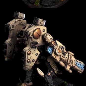 Tau 104 Riptide BattleSuit by zealotawei
