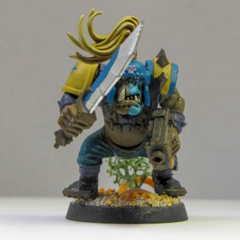 Ork 'ardboy with Choppa by txborntxproudks