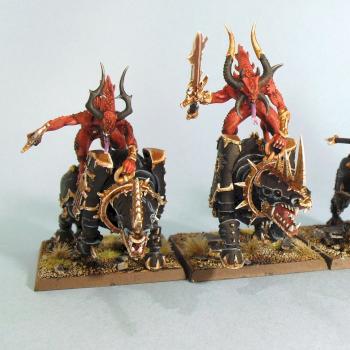 Bloodcrushers of khorne by Ismaël A