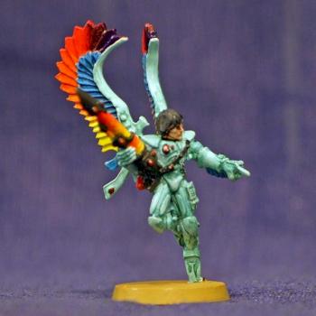 Eldar Swooping Hawk Exarch by Starscream