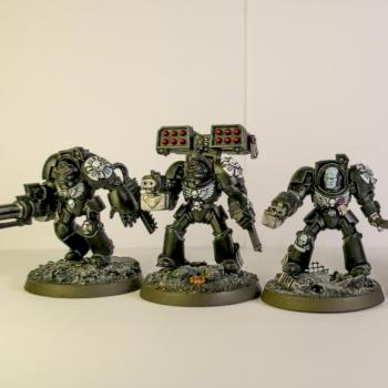 Raven Guard Terminator Squad 3rdCo by PsyCrow