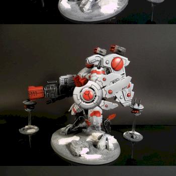 Riptide Battlesuit White by RezoAmalio