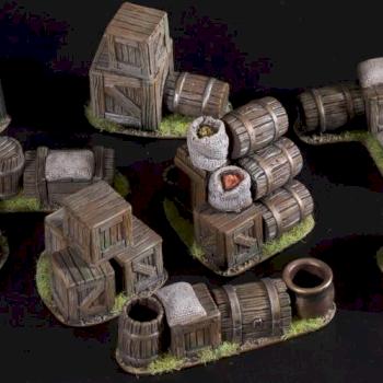 Warhammer Mordheim resin barricades by kasimir74