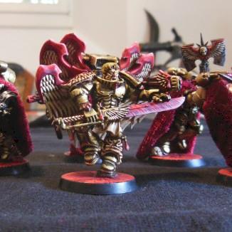 Seraphin Lord, with blood angel deep strike team by AscianellaRoccia