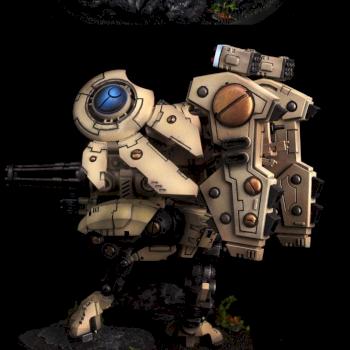 Tau 104 Riptide BattleSuit2 by zealotawei