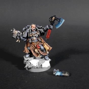 Space Wolves Rune Priest by RezoAmalio