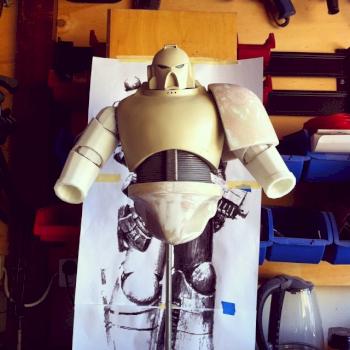 1/4 Scale Space Marine WIP by OverlordSWcavenger
