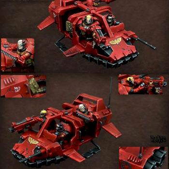 Red Talons Land Speeder Storm by Runic
