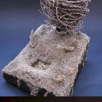 Tomb Kings High Queen Khalida with Sandstorm Base by SavageDPainting
