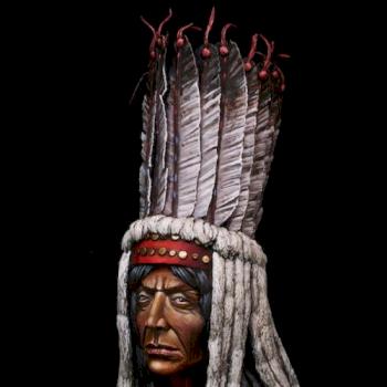 Blackfoot Warrior Bust by Dana JeanPaul