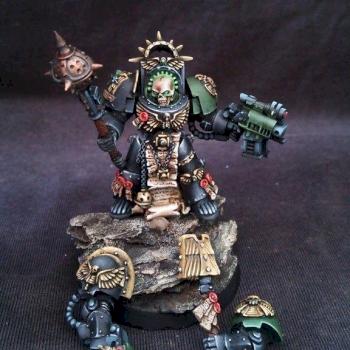 Chaplain Dark Angels by Barani