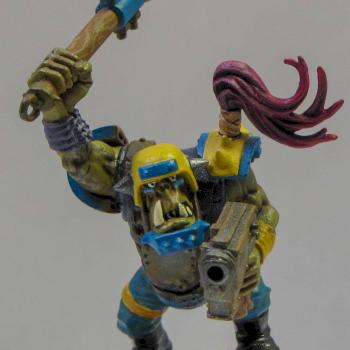 Ork 'ardboy with Choppa by txborntxproudks