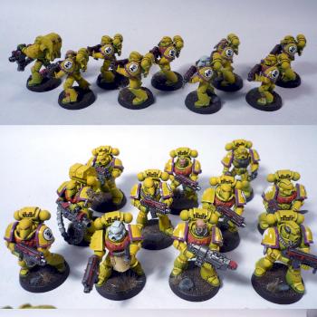 Space marine imperial fists by RezoAmalio