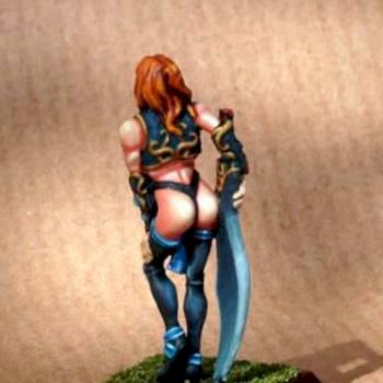 Fianna Female Barbarian Warrior Keltois NMM by DavideB