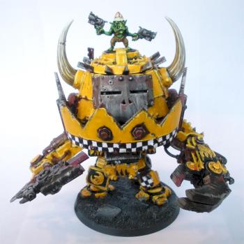 Lil' Kong Bad Moons Ork Dreadnought by Little Lead Men