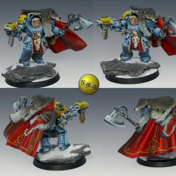 Space Wolf Wolf Guard terminator 5 Wolf lord by nels0nmac