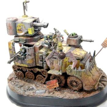 GAMESDAY UK 09 Finalist ork battle wagon by mabnkat